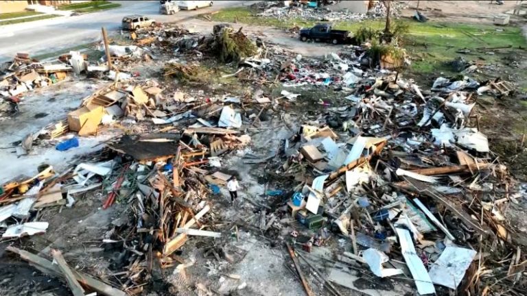 Millions remain under severe storm threat as one Texas town digs out after a deadly tornado