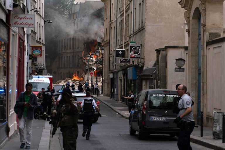 Dozens injured in central Paris after gas explosion
