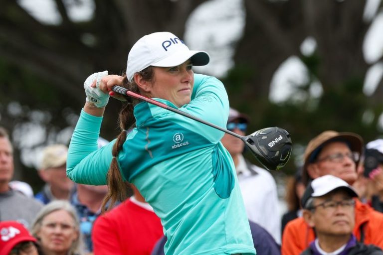 Irish amateur Áine Donegan defies late clubs and a smashed driver to star at US Women’s Open