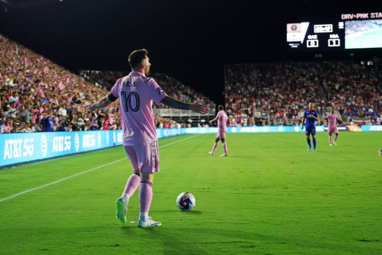 Lionel Messi’s brilliant free kick gives Inter Miami win in soccer legend’s debut with MLS club