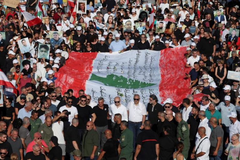 Protesters demand answers on third anniversary of Beirut port explosion
