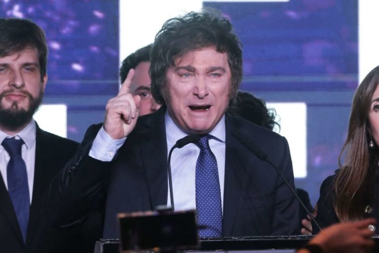 Argentinian far-right outsider Javier Milei posts shock win in primary election