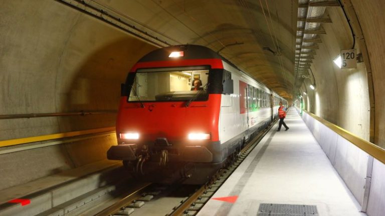 World’s longest tunnel closes to train passengers after derailment