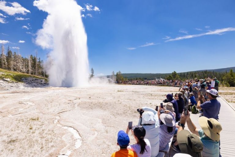 How crowded is Yellowstone? Almost 1 million people visited in July