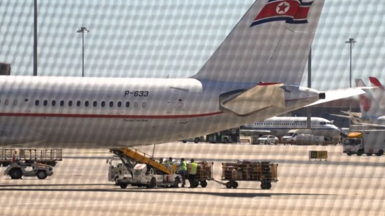North Korean commercial plane lands in China for first time in three years