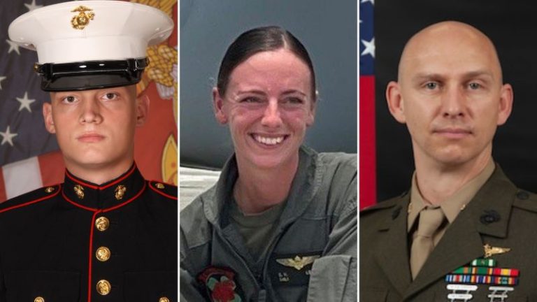 US Marines identify 3 killed in Osprey aircraft crash in Australia