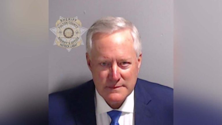 Meadows mugshot released after turning himself in for Trump-Georgia case stemming from 2020 probe