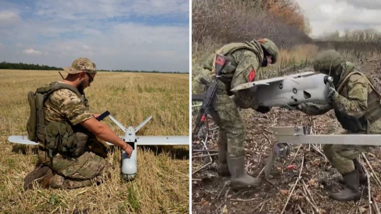 Russia sees biggest drone assault on its own territory since invading Ukraine, as Kyiv strikes back through the skies