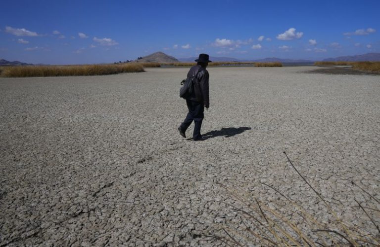 The world’s highest navigable lake is drying out