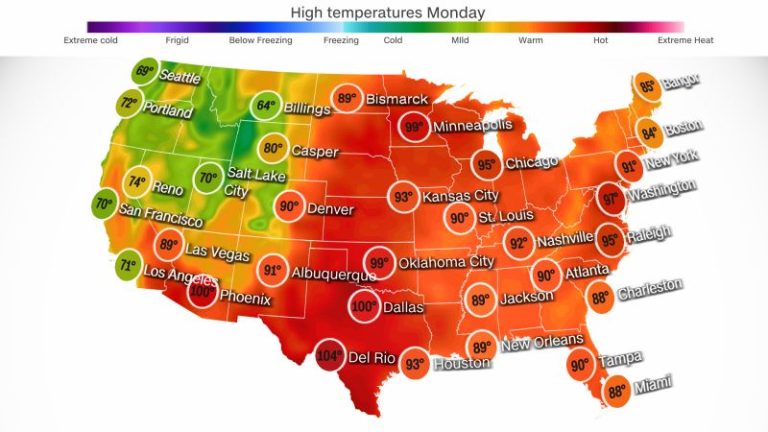 Labor Day sizzle: Extreme heat spreads across two-thirds of US this weekend