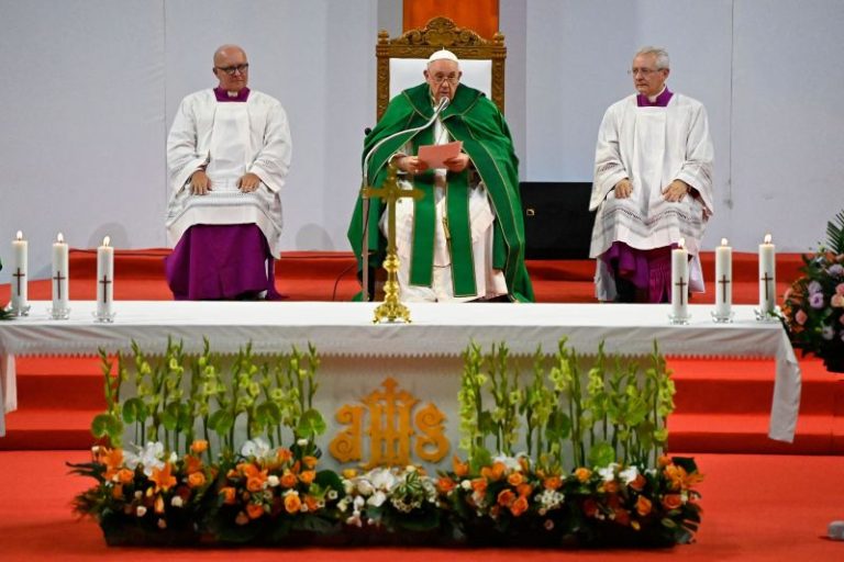 Pope tells Chinese Catholics to be ‘good citizens’ as he hosts mass in neighboring Mongolia