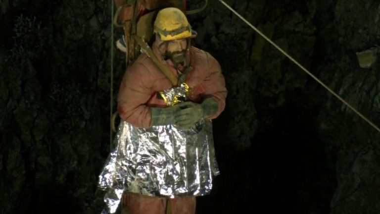 ‘Amazing to be above ground’: American rescued from cave in Turkey after being trapped for days