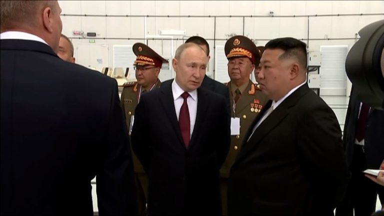 Putin talks military cooperation with Kim as North Korean leader endorses Russia’s war on Ukraine