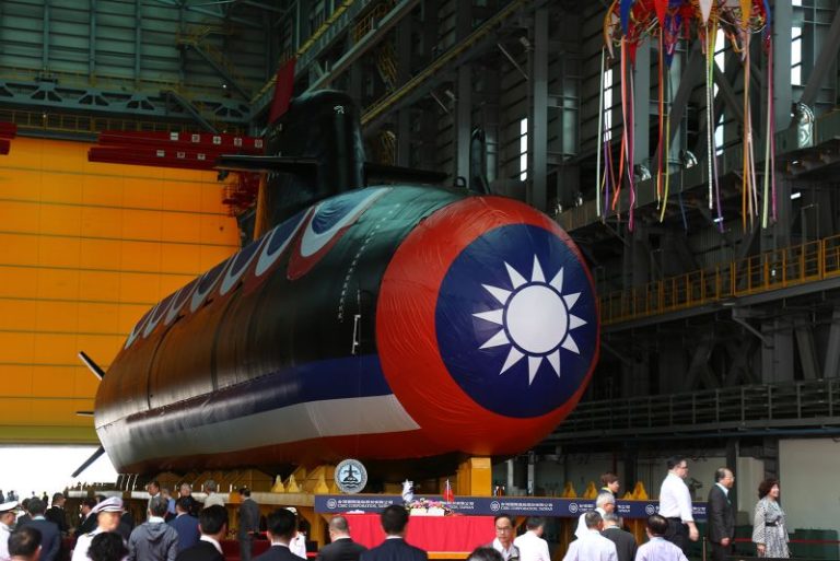 Taiwan unveils first domestically built submarine as China threat grows