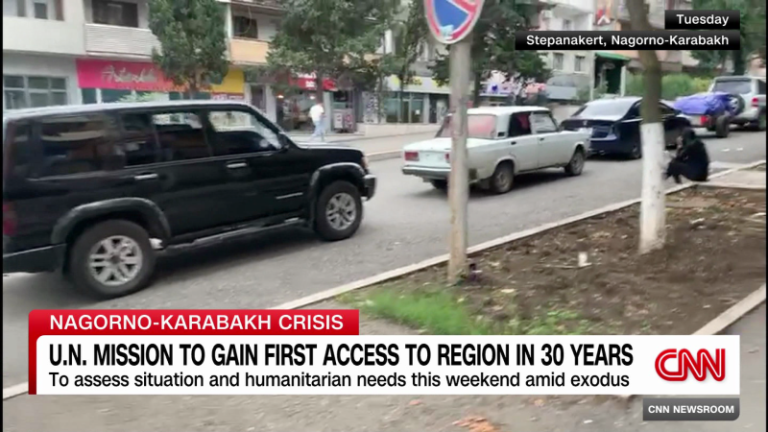 UN to send mission to Nagorno-Karabakh as exodus tops 100,000