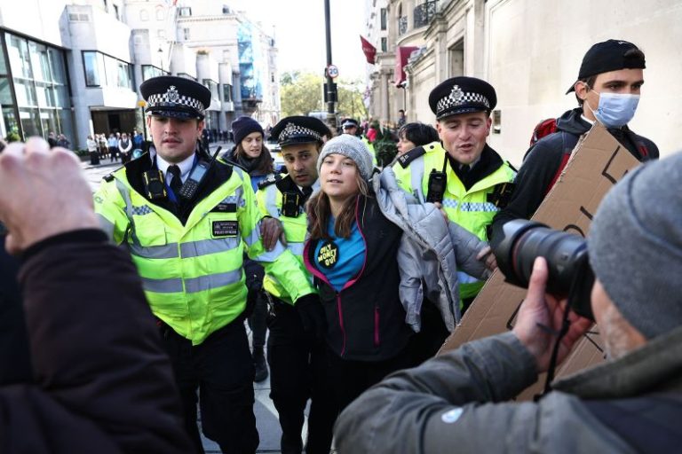 Greta Thunberg arrested at oil conference in London, eyewitnesses tell CNN