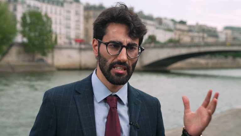 A barrel bomb killed this man’s father. Four Syrian generals now face a landmark war crimes trial