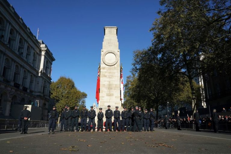 300,000 join pro-Palestinian rally in London as scores of counter-protesters arrested