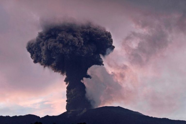 Indonesian volcano erupts for second time in just over a month