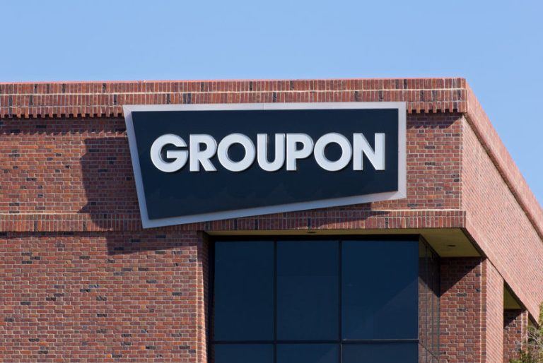 Groupon stock price rare pattern points to more downside