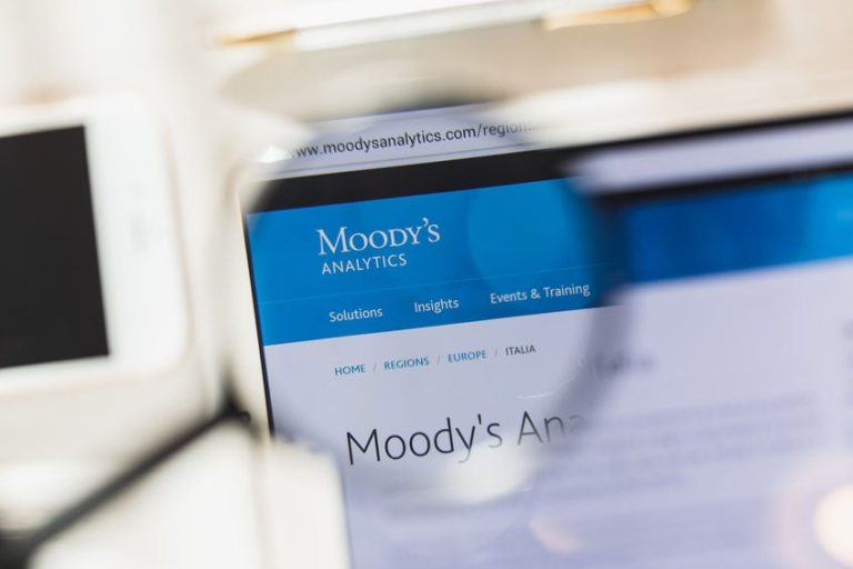 Moody’s stock price is rising, but chart points to a pullback