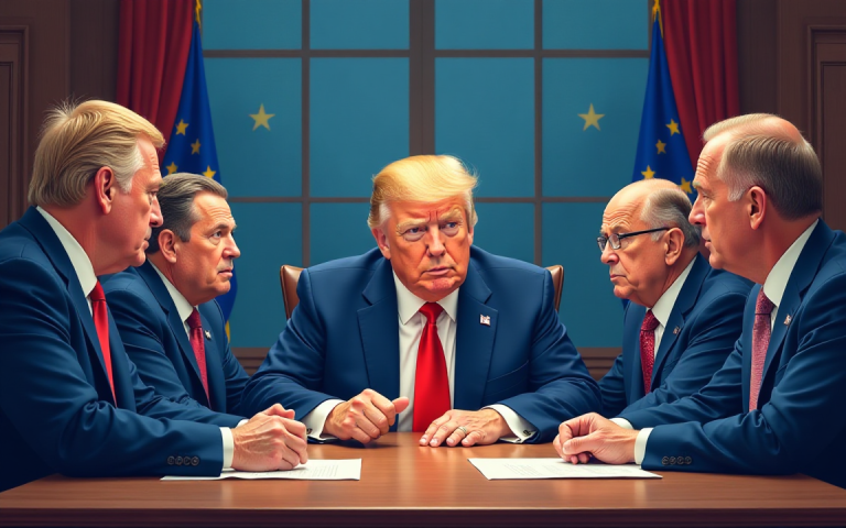 Trump puts odds of US-EU tariff deal at 50-50 amid rising trade tensions