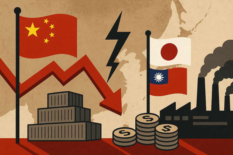 China’s retaliation signals economic warpath as Japan-Taiwan tensions rise