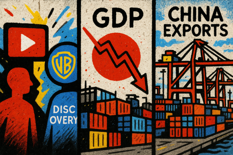 Morning brief: Trump flags Netflix–WBD deal concerns; Japan’s GDP contracts