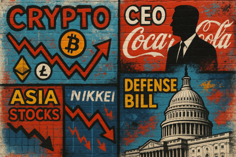 Morning brief: Crypto market reverses, Coca-Cola names new CEO